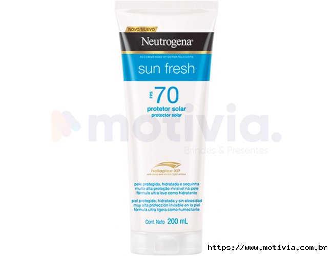 Protetor Solar Neutrogena Sun Fresh FPS 70 200ml