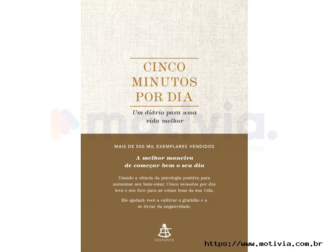 Cinco minutos por dia: Um di�rio para uma vida melhor