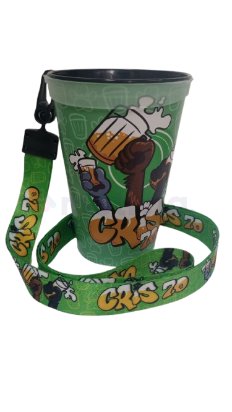 Copo Eco Label 550ml com cordo