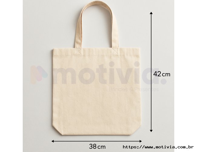 CAPA QUE VIRA SACOLA EM ALGODÃO CRU TAMANHO 42X38