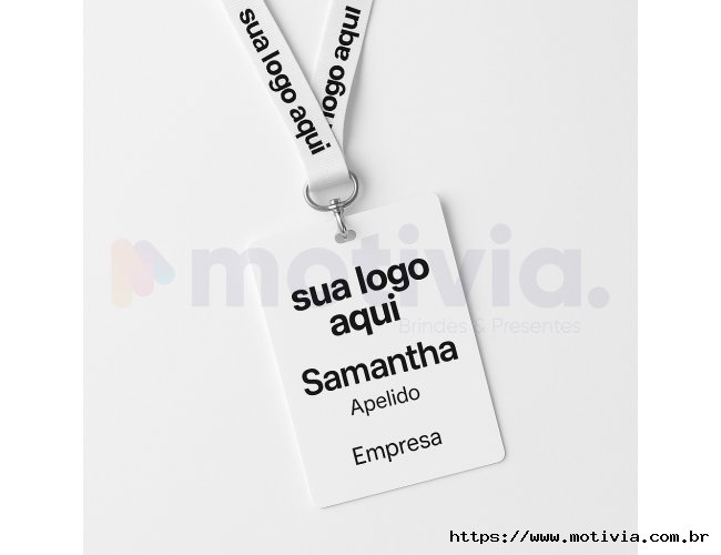 Credencial 4x4 impressa com dados variveis