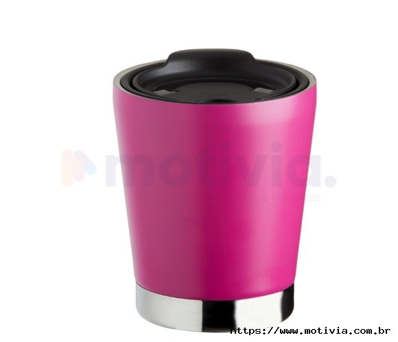 Copo Inox Parede Dupla 300ml