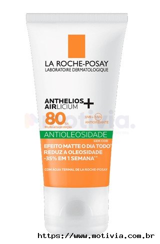 Protetor Solar Facial La Roche-Posay FPS 80 Anthelios Airlicium+ Antioleosidade 40g