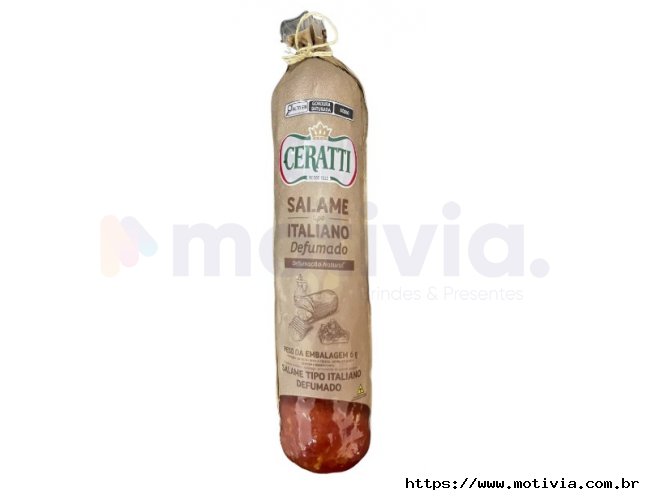 Salame Tipo italiano defumado Ceratti Aproximadamente 550gr
