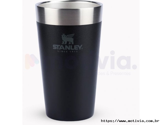Copo Trmico de Cerveja Stanley Matte Black | 473ML