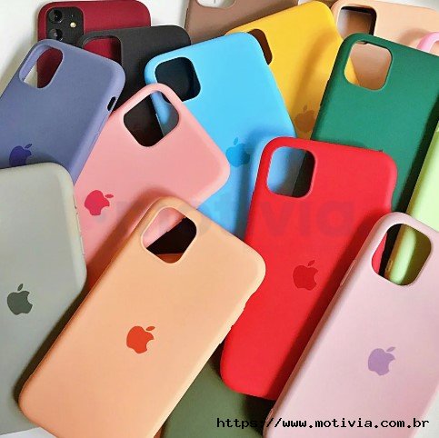 Capinhas de iPhone de Silicone Premium e Interior Aveludada