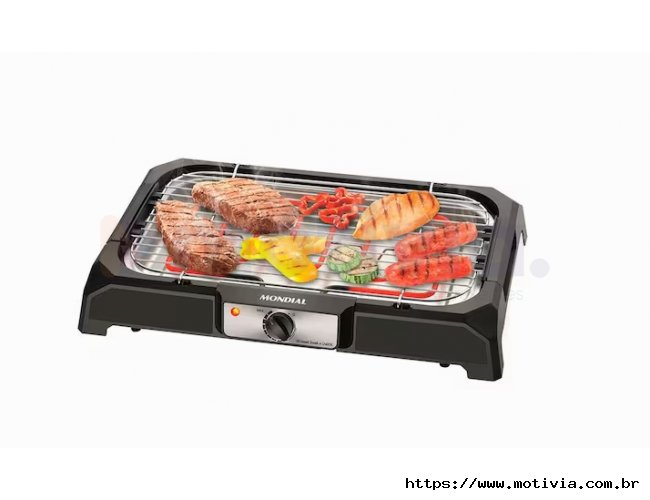 Churrasqueira El�trica Mondial Grand Steak & Grill CH-05 com Controle de Temperatura - 110V