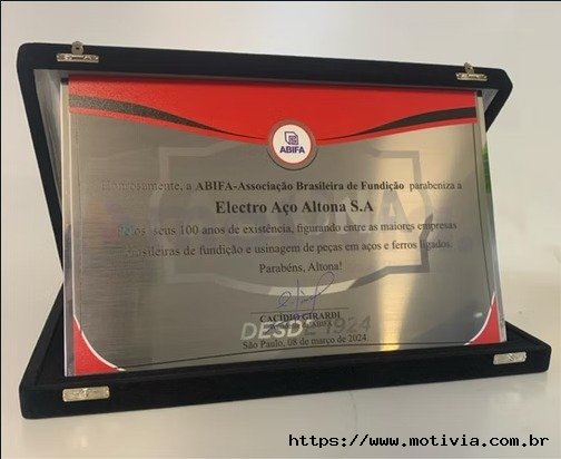 Placa Ao Inox com borda polida