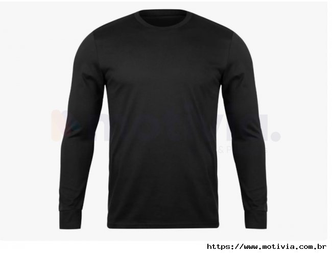 Camiseta Manga Longa 100% Algodo
